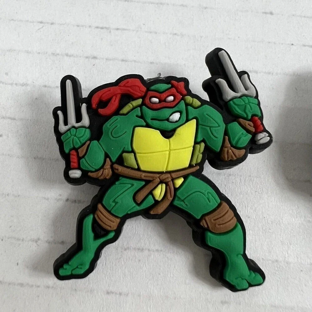 4 Shoe Charms for Crocs TEENAGE MUTANT NINJA TURTLES